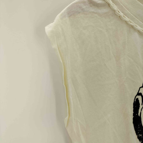 ディーゼル DIESEL ベロアクロススネーク ノースリーブTシャツ メンズ XXS