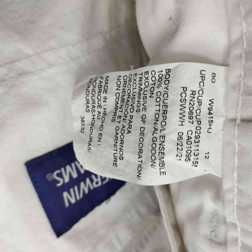 ディッキーズ Dickies SHERWIN WILLIAMS PAINTER'S PANTS WHITE メンズ 38/32