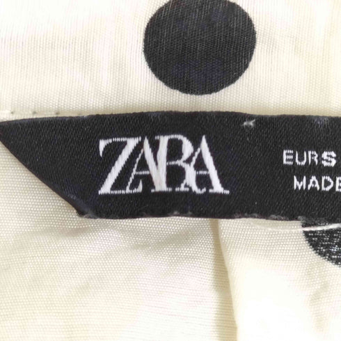 ザラ ZARA ドット柄 レーヨンナイロン シャツ レディース import:S