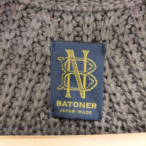 バトナー BATONER 24AW SIGNATURE CREW NECK メンズ JPN:3