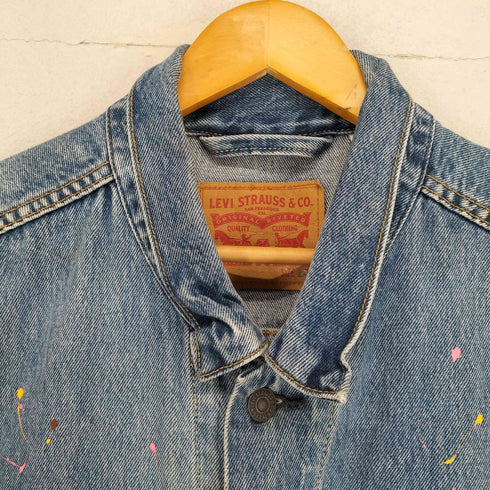 リーバイス Levis ペイント加工 デニムベスト メンズ JPN:XXL