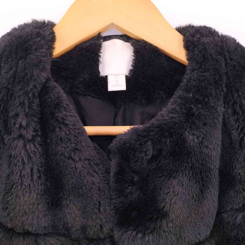 エイチアンドエム H&M ショート ファージャケット レディース import:S