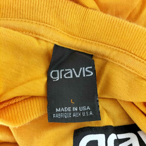 グラビス gravis USA製 ロゴプリント Tシャツ メンズ import:L