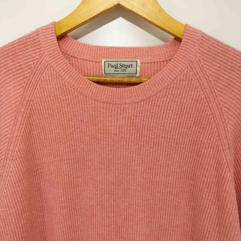 ポールスチュアート Paul Stuart コットンクルーネックニットセーター メンズ import:XL