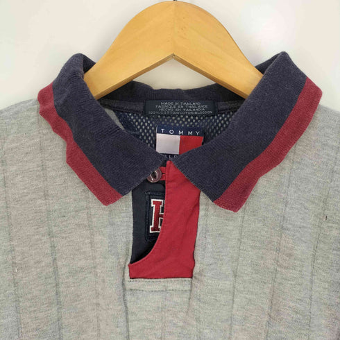 トミーヒルフィガー TOMMY HILFIGER ロゴワッペン ポロシャツ メンズ import:L