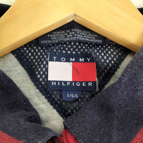 トミーヒルフィガー TOMMY HILFIGER ロゴワッペン ポロシャツ メンズ import:L