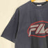 フィラ FILA USA製 ロゴプリント ボーダー Tシャツ メンズ import:M