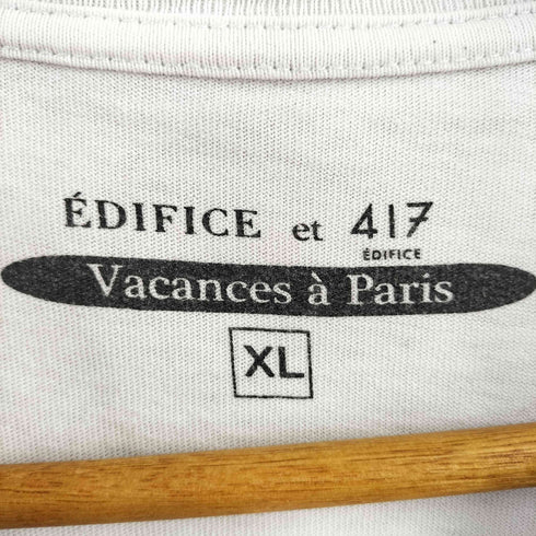 フォーワンセブンバイエディフィス 417 by EDIFICE Vacances a Paris 別注 CONTREX T-shirt メンズ JPN:XL