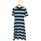 ラコステライブ Lacoste Live Striped Cotton Dress ボーダーワンピース レディース L