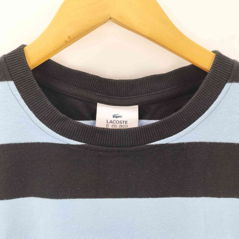 ラコステライブ Lacoste Live Striped Cotton Dress ボーダーワンピース レディース L