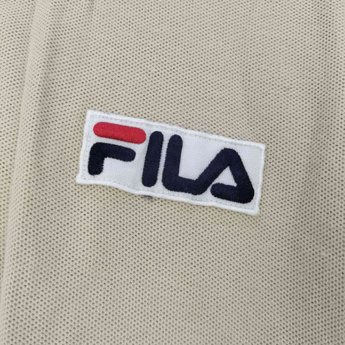 フィラ FILA USA製 ロゴワッペン 鹿の子 ポロシャツ メンズ import:S