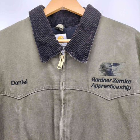 カーハート Carhartt メキシコ製 企業ロゴ Santa Fe Jacket サンタフェジャケット ダック地ワークジャケット メンズ 2XL Tall