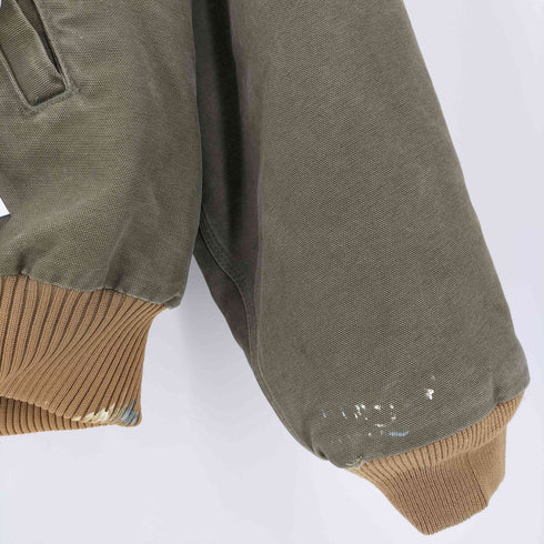 カーハート Carhartt メキシコ製 企業ロゴ Santa Fe Jacket サンタフェジャケット ダック地ワークジャケット メンズ 2XL Tall