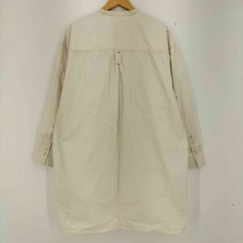 Aphlotus 25ss サイドスリットデザイン LS ロング オフィサーシャツ バンドカラーシャツ メンズ JPN:S