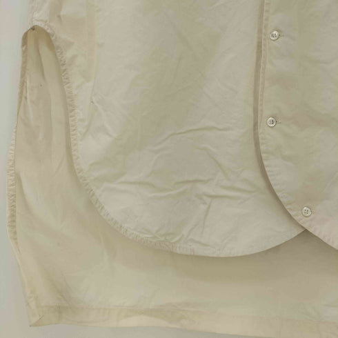 Aphlotus 25ss サイドスリットデザイン LS ロング オフィサーシャツ バンドカラーシャツ メンズ JPN:S
