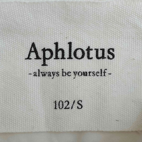 Aphlotus 25ss サイドスリットデザイン LS ロング オフィサーシャツ バンドカラーシャツ メンズ JPN:S