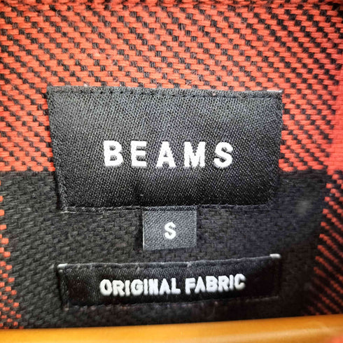 ビームス BEAMS ハーフジップ バッファローチェック プルオーバーシャツ メンズ JPN:S