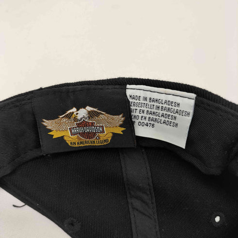 ハーレーダビッドソン HARLEY-DAVIDSON ロゴ刺繍 6パネルキャップ メンズ
