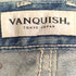 ヴァンキッシュ VANQUISH ダメージ加工 クラッシュデニムパンツ メンズ 28