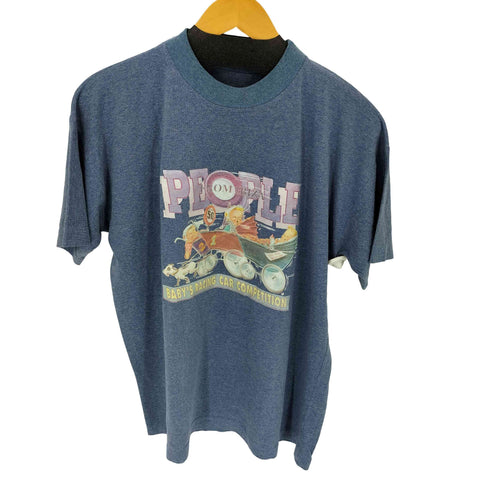 フロントプリント クルーネック Tシャツ メンズ
