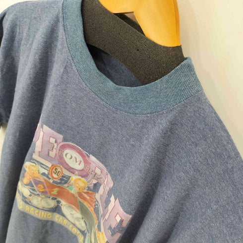 フロントプリント クルーネック Tシャツ メンズ