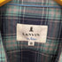 ランバンオンブルー LANVIN en Bleu フリル S/S チェックシャツ メンズ EUR:46