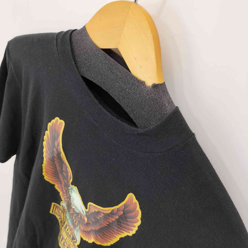 ヘインズ Hanes 80S USA製 FIFTY-FIFTY COMBED 両面プリント クルーネック Tシャツ メンズ import:L