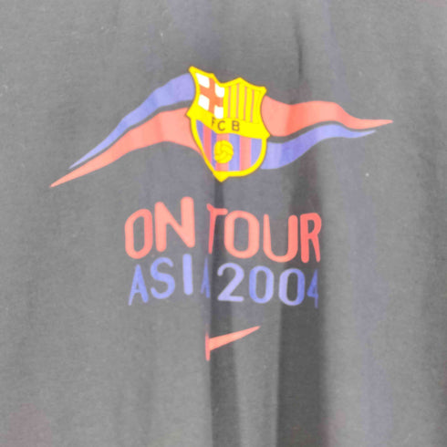 ナイキ NIKE 00s サッカーチームロゴプリント ツアー Tシャツ メンズ import:L