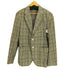ザラ ZARA チェック柄 2B テーラードジャケット メンズ import:M