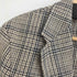 ザラ ZARA チェック柄 2B テーラードジャケット メンズ import:M