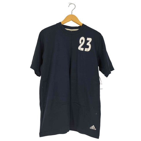 アディダス adidas 00s サッカーチームロゴ刺繍 ナンバリング23 プリント Tシャツ メンズ import:M