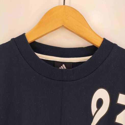 アディダス adidas 00s サッカーチームロゴ刺繍 ナンバリング23 プリント Tシャツ メンズ import:M