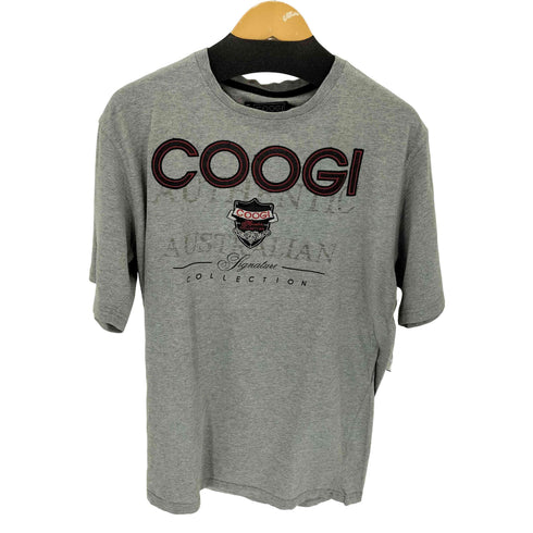 クージー COOGI ロゴパッチ刺繍 クルーネック Tシャツ メンズ import:XL
