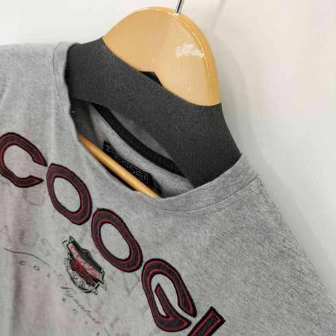 クージー COOGI ロゴパッチ刺繍 クルーネック Tシャツ メンズ import:XL