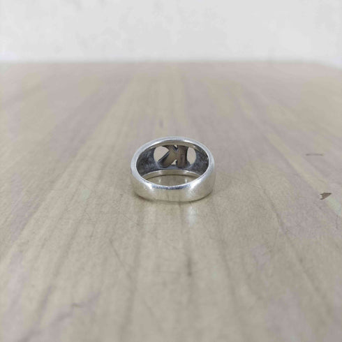 SILVER刻印 イニシャルリング メンズ 13号