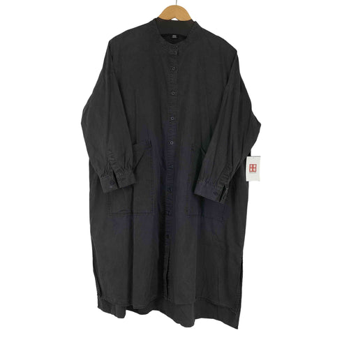 メルロー merlot バンドカラーシャツワンピース レディース