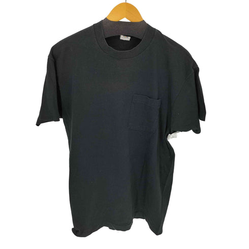 フルーツオブザルーム FRUIT OF THE LOOM 90S ポケット付き クルーネック Tシャツ シングルステッチ メンズ import:XL