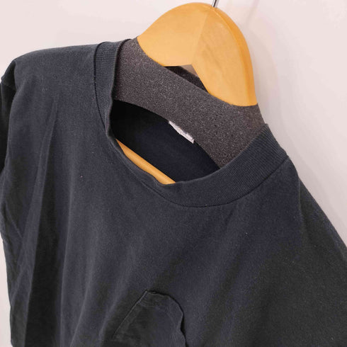 フルーツオブザルーム FRUIT OF THE LOOM 90S ポケット付き クルーネック Tシャツ シングルステッチ メンズ import:XL