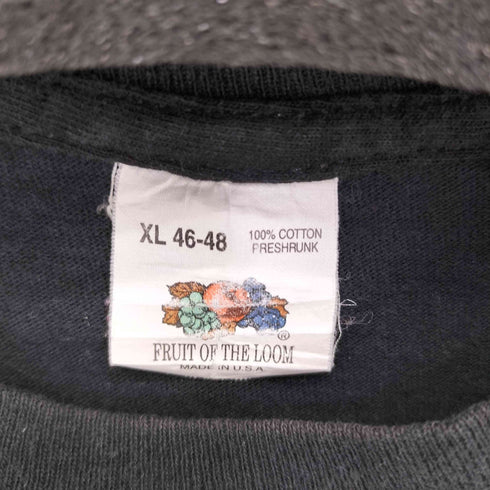 フルーツオブザルーム FRUIT OF THE LOOM 90S ポケット付き クルーネック Tシャツ シングルステッチ メンズ import:XL