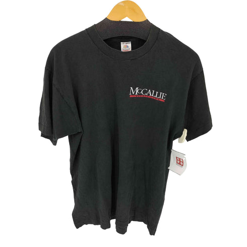 フルーツオブザルーム FRUIT OF THE LOOM 90S USA製 MCCALLIE SPORTS CAMP 両面プリント Tシャツ シングルステッチ メンズ import:L