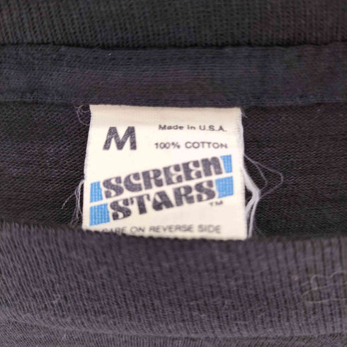スクリーンスターズ SCREEN STARS 90S USA製 MARQUIS プリント クルーネック Tシャツ シングルステッチ メンズ import:M