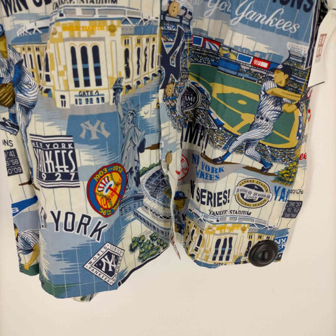 ジェニュインマーチャンダイズ GENUINE MERCHANDISE ALOHA BASEBALL MLB アロハシャツ メンズ import:M