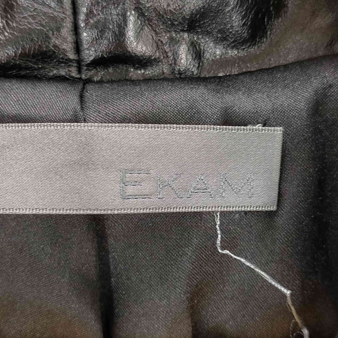 エカム EKAM シングルライダースジャケット ラムレザー メンズ JPN:M