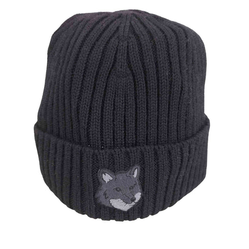 メゾンキツネ MAISON KITSUNE BOLD FOX HEAD BEANIE ニットキャップ ビーニー メンズ