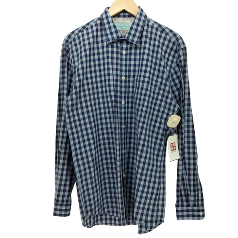 アレッサンドロジェラルデスキー ALESSANDRO GHERARDESCHI イタリア製 ギンガムチェック L/Sシャツ メンズ import:M