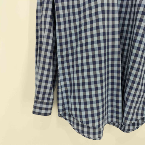 アレッサンドロジェラルデスキー ALESSANDRO GHERARDESCHI イタリア製 ギンガムチェック L/Sシャツ メンズ import:M