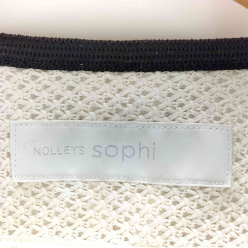 ノーリーズソフィー NOLLEY’S sophi ウォッシャブルギマメッシュパイピングジャケット レディース JPN:36