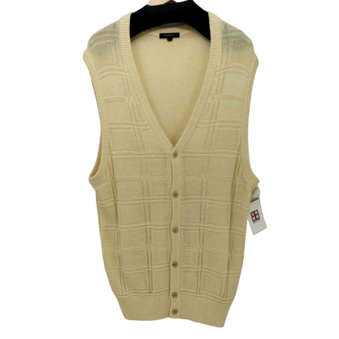 バーバリーロンドン BURBERRY LONDON コットン チェック ニットベスト メンズ import:L