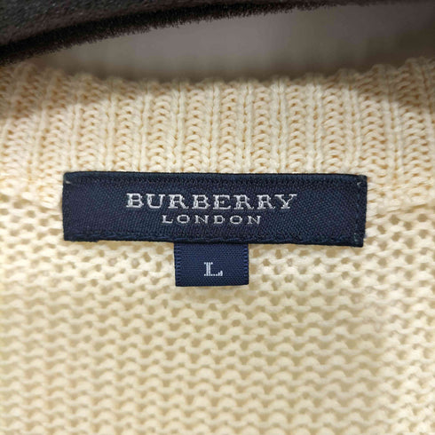バーバリーロンドン BURBERRY LONDON コットン チェック ニットベスト メンズ import:L