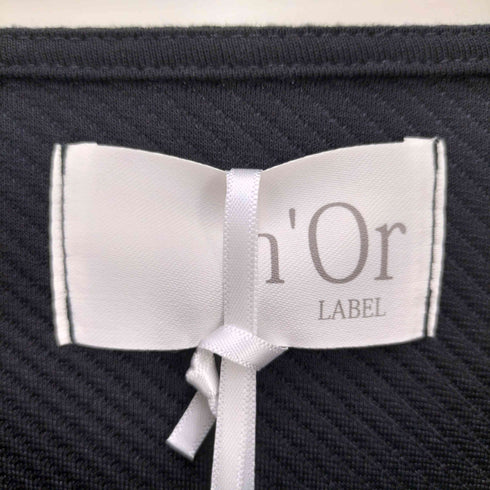 ノアールレーベル nOrLABEL osharewalker ボリュームスリーブ ジャカードカットソー レディース FREE